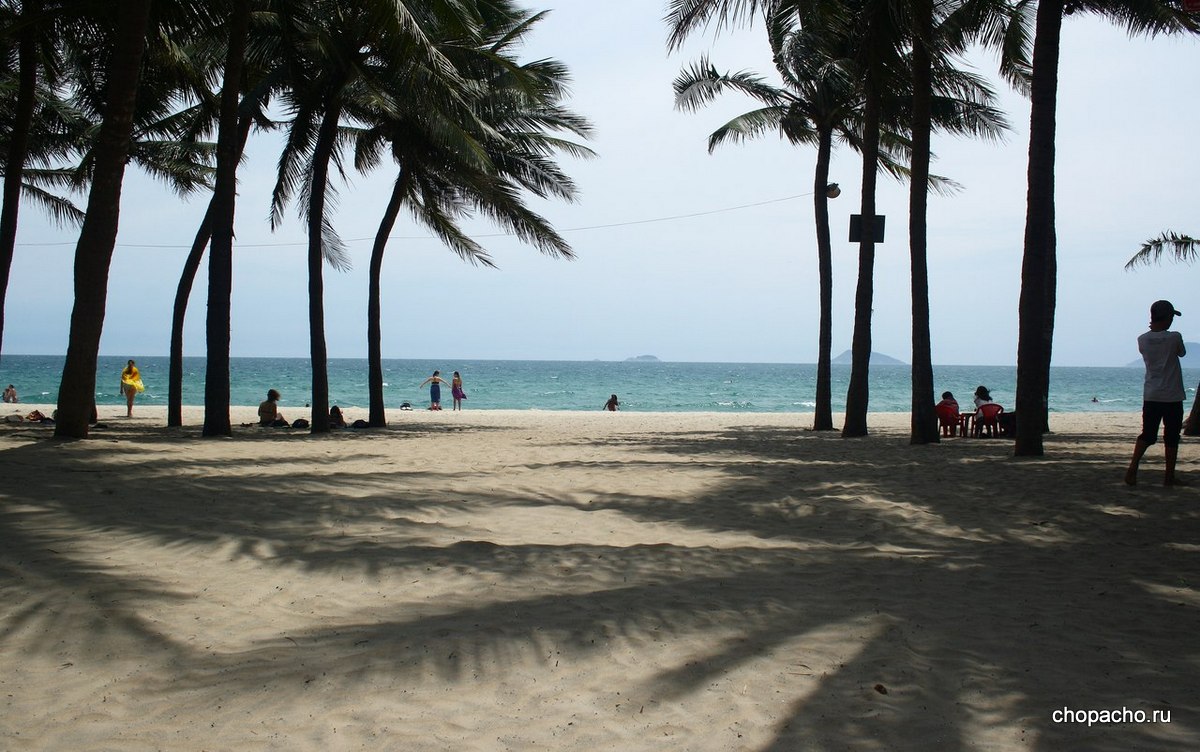 Городской пляж в Хой Ане (Вьетнам) в мае