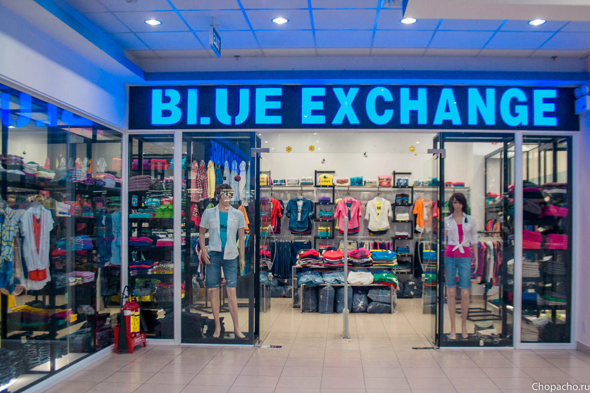 Магазин повседневной мужской и женской одежды Blue Exchange во Вьетнаме