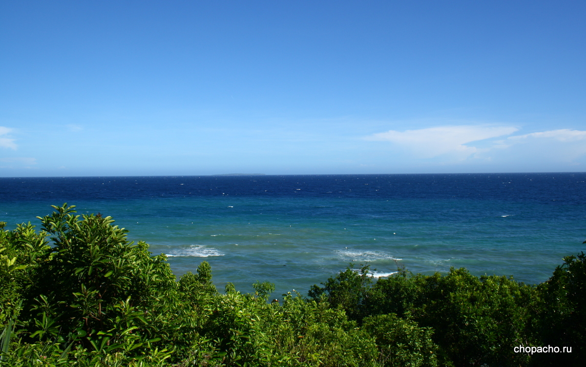 чудесный вид на море Бохоль с острова Панглао, Филиппины