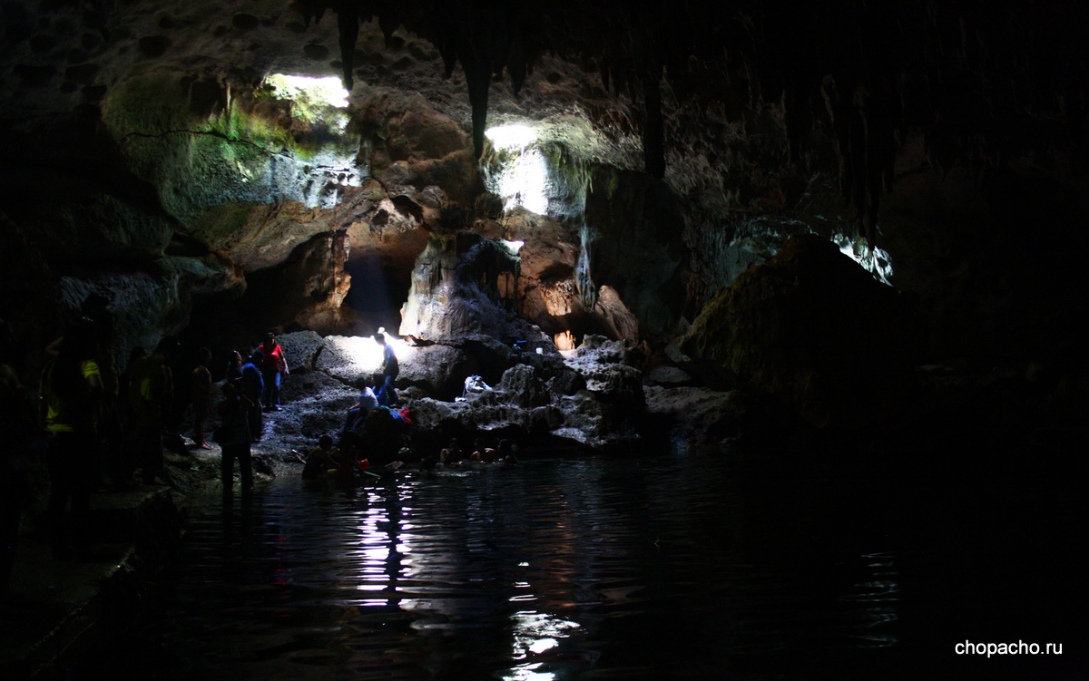 Пещера Хинангданан острова Панглао