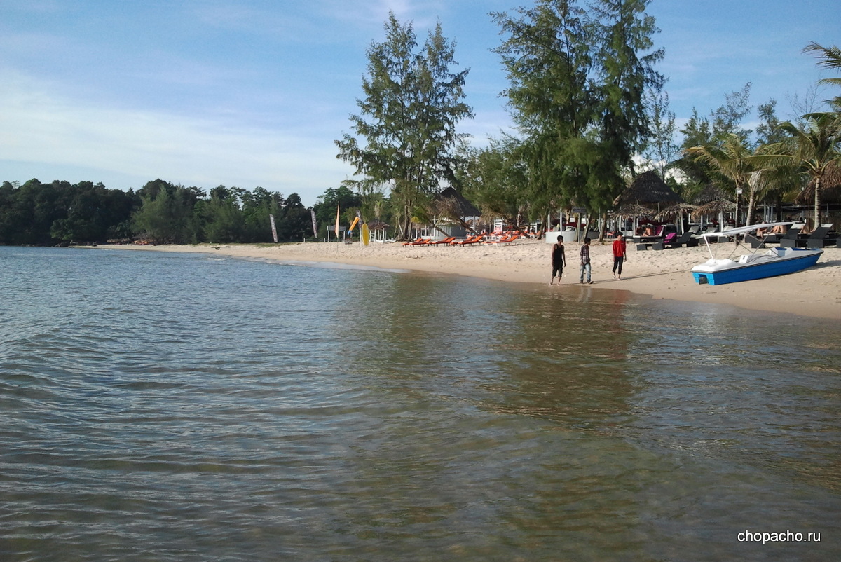 пляж Отрес в Сиануквиле (Камбоджа)