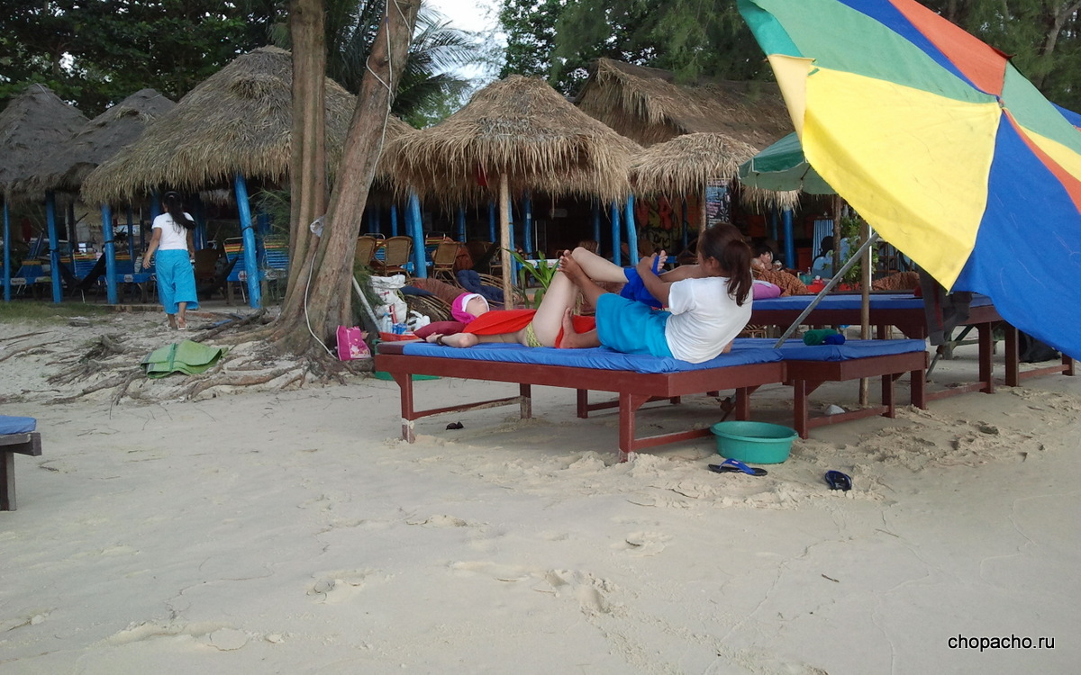 Пляж Отрес в Сиануквиле