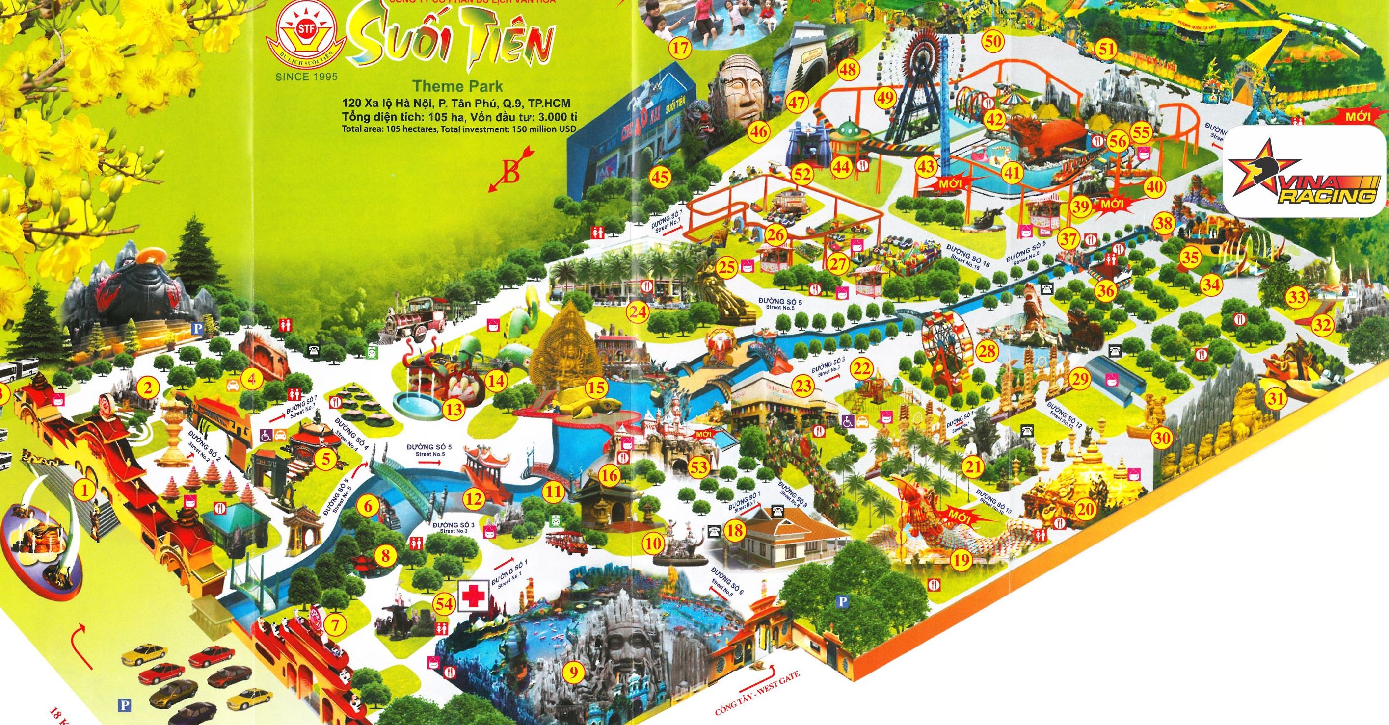Suoi Tien Map